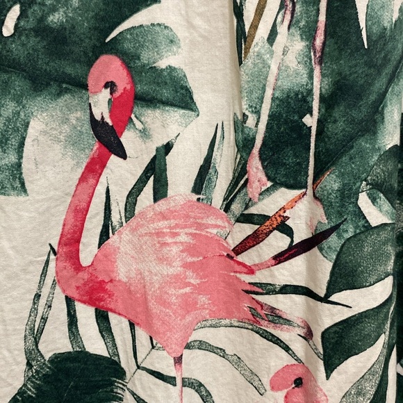 Men’s flamingo Hawaiian shirt slim fit XXL - Picture 7 of 8